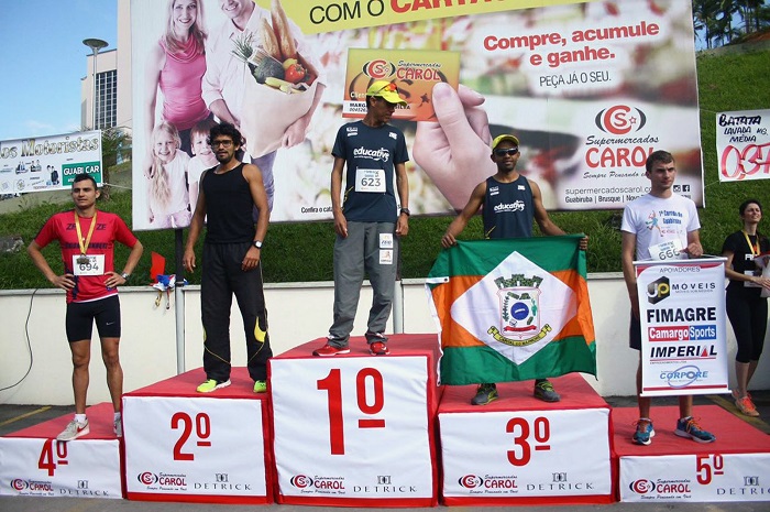 Corredor de Camboriú fica com o bronze na 1ª Meia Maratona de Guabiruba