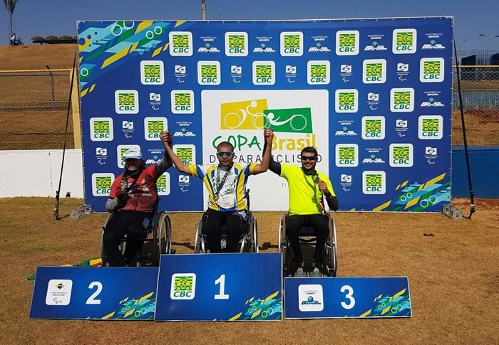 Paratleta de Camboriú conquista o segundo lugar em duas provas da Copa Brasil de Paraciclismo