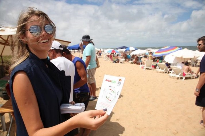 Prefeitura de Itajaí realiza fiscalização na Praia Brava