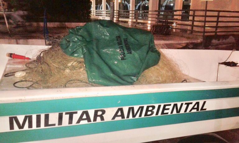 ‘Operação Feiticeira’ apreende 500 metros de redes irregulares de pesca em BC