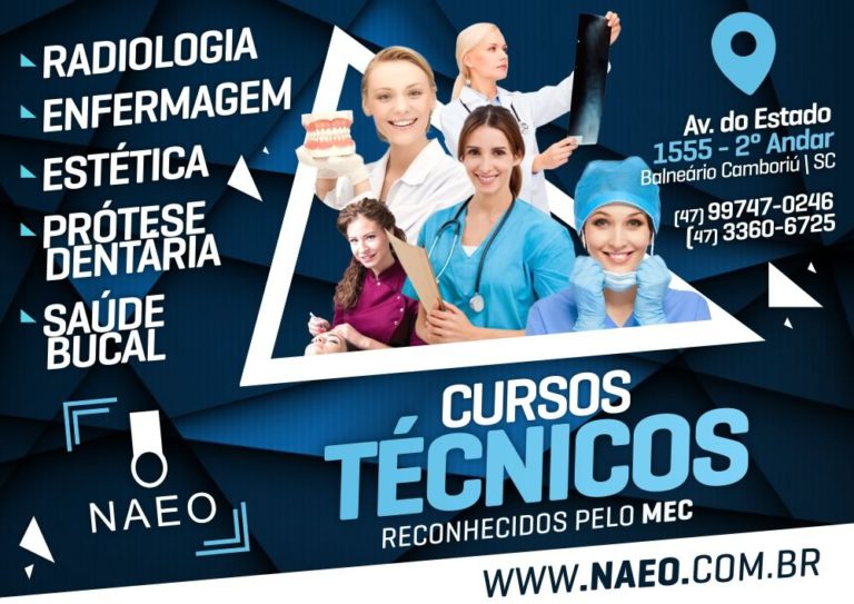 Cursos técnicos na área da saúde estão com inscrições abertas em Balneário Camboriú