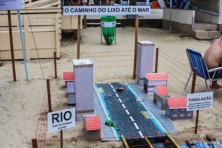 Projeto Praia Limpa mostra o caminho do lixo produzido nas cidades