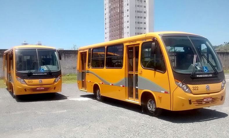 Dois novos micro-ônibus começam a operar em Itajaí