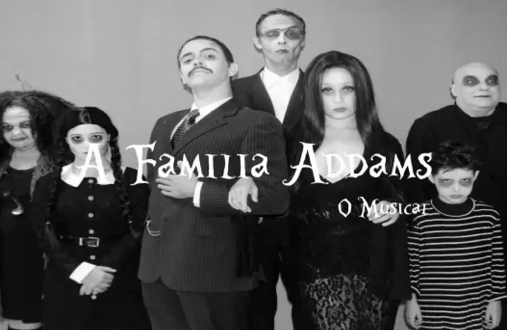 Espetáculo ‘A Família Addams – O Musical’ será apresentado no Teatro Bruno Nitz