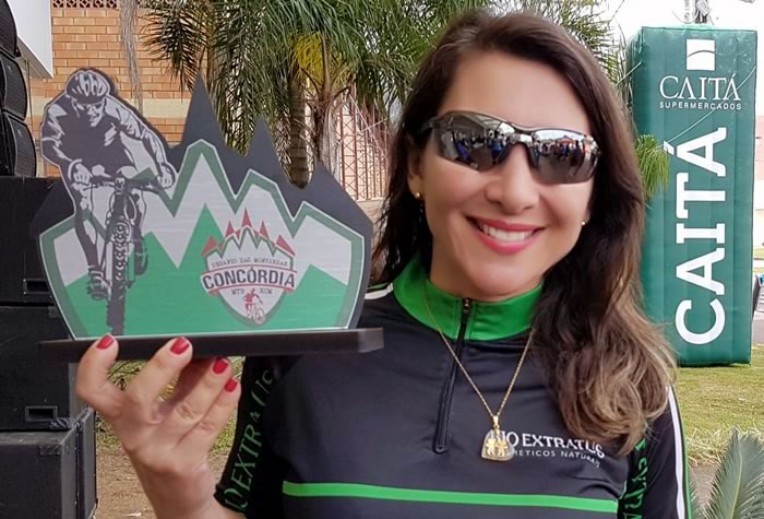 Ciclista de Camboriú vence prova de mountain bike em Concórdia