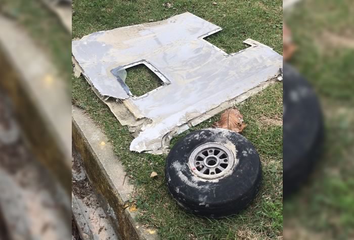 Destroços da fuselagem de avião que caiu são encontrados em Itapema