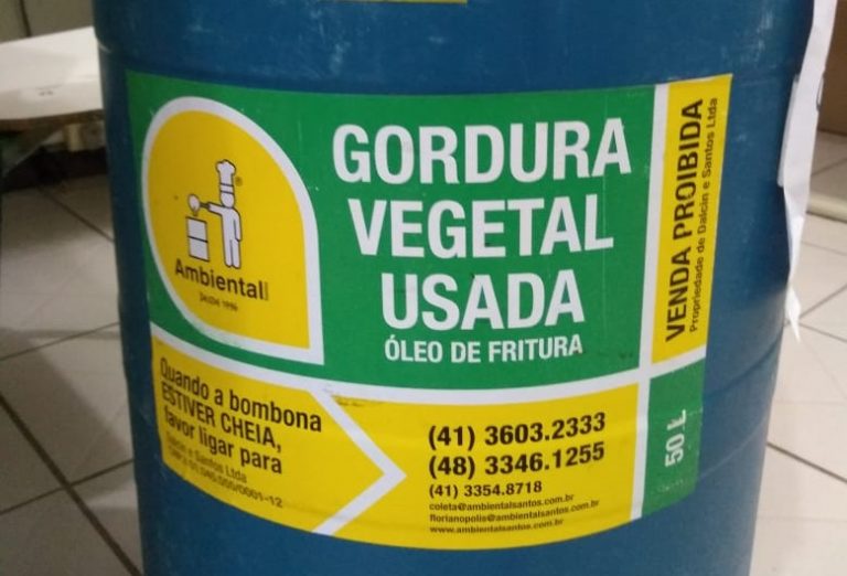 Balneário Camboriú tem 51 pontos de coleta de óleo de cozinha