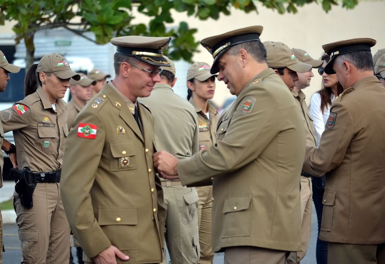 12º Batalhão realiza solenidade alusiva aos 184 anos da PMSC