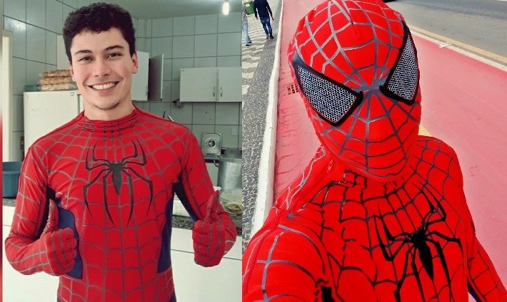 Conheça o “Homem-Aranha de Balneário Camboriú”