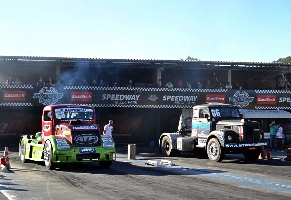 Arrancada de caminhões no Speedway neste final de semana