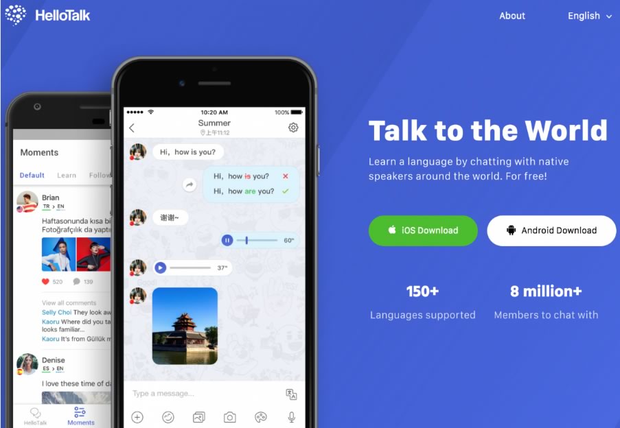 Vantagens da internet: aprenda um novo idioma sem sair de casa 2 hellotalk