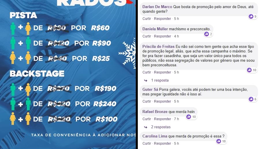 Casa noturna da região é acusada de fazer promoção discriminatória