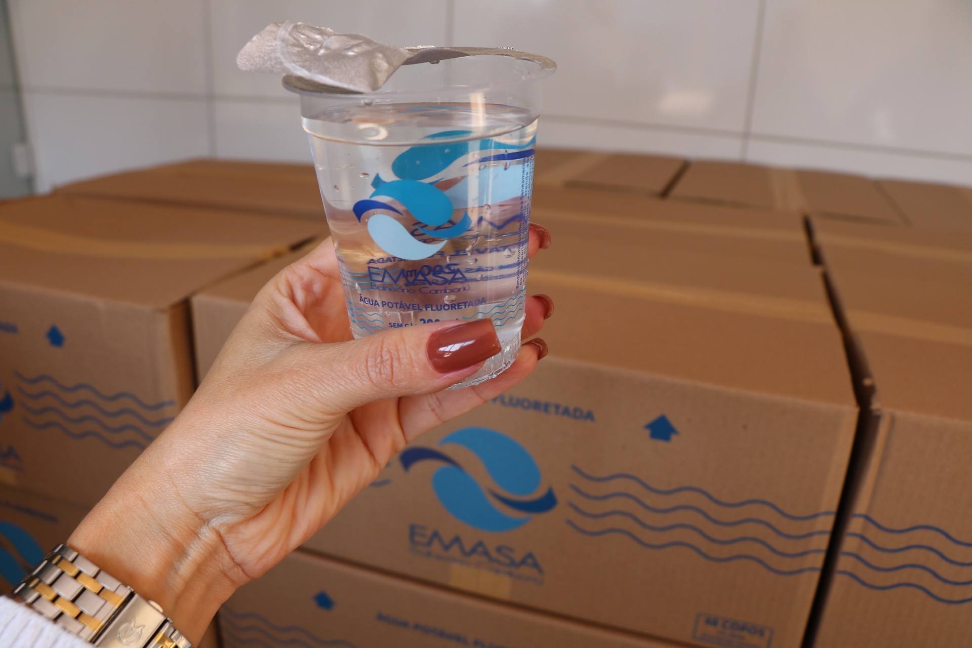 Emasa envasou mais de 30 mil copos de água em fase