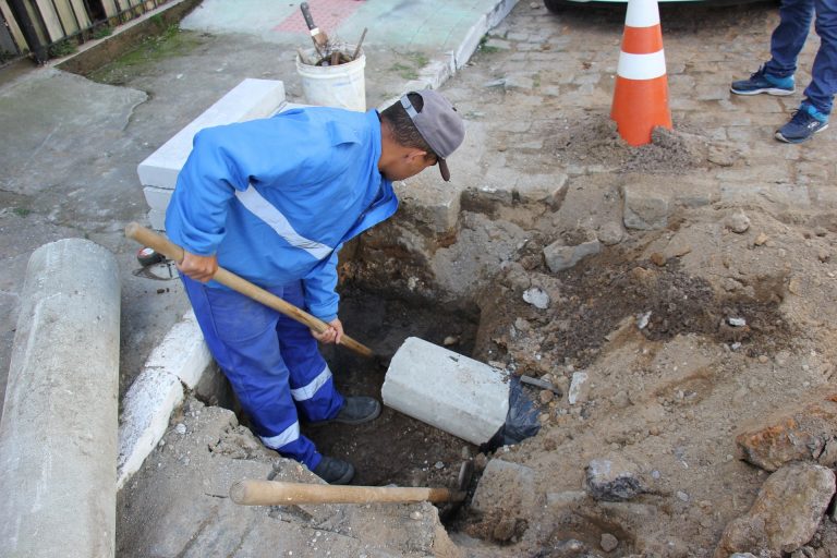 Trabalhos de drenagem na Rua 500 estão na fase final