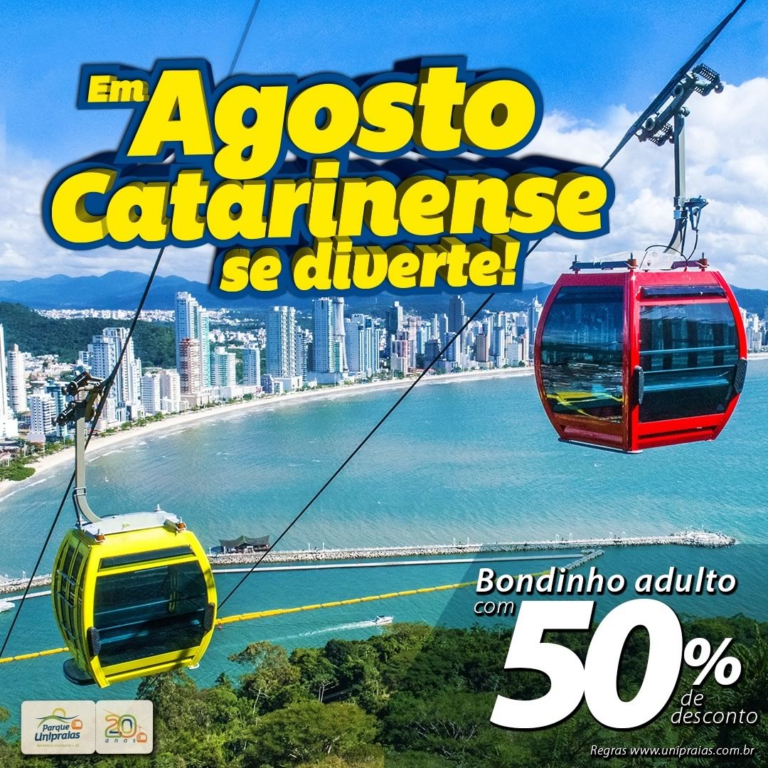 Catarinenses se divertem com promoção exclusiva no Parque Unipraias