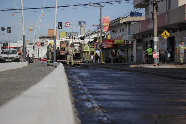 Pavimentação da Rua 901 deve ser concluída nesta terça-feira