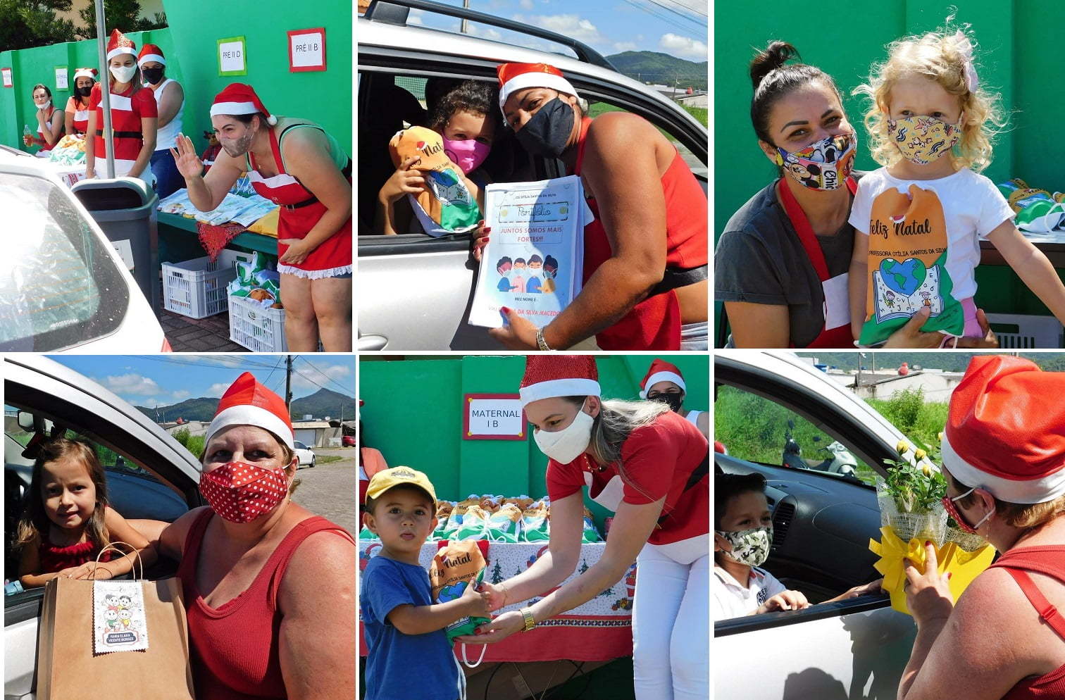 Centro Educacional promove Drive Thru de Natal em Camboriú