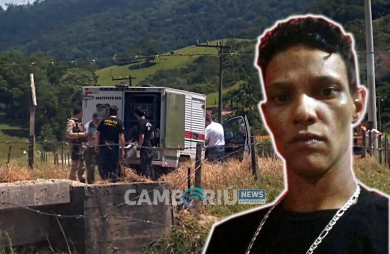 Mulher é encontrada morta em rio, com ferimento no pescoço, em Camboriú