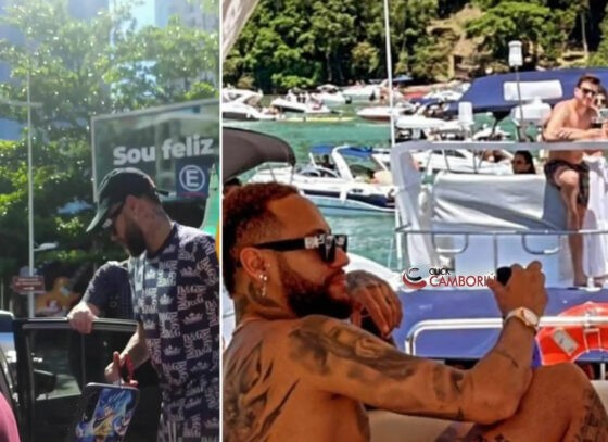Neymar vai ao Caixad’aço após desembarcar de helicóptero em Balneário Camboriú