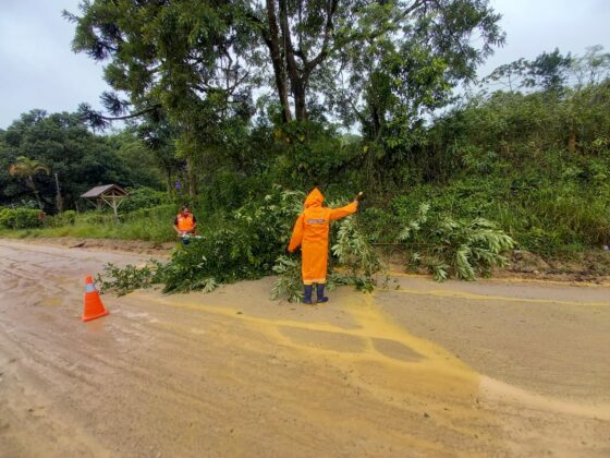 Ciclone extratropical coloca Defesa Civil de Camboriú em estado de atenção