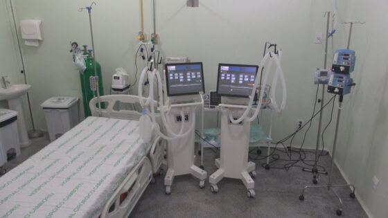 Hospital de Camboriú recebe dois novos respiradores e dobra capacidade de atendimento