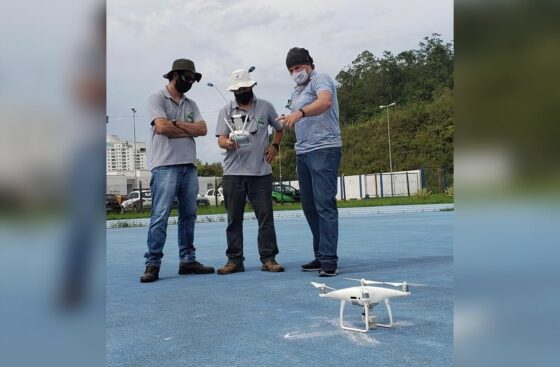 Fucam participa de curso de drone para uso em Monitoramento Ambiental