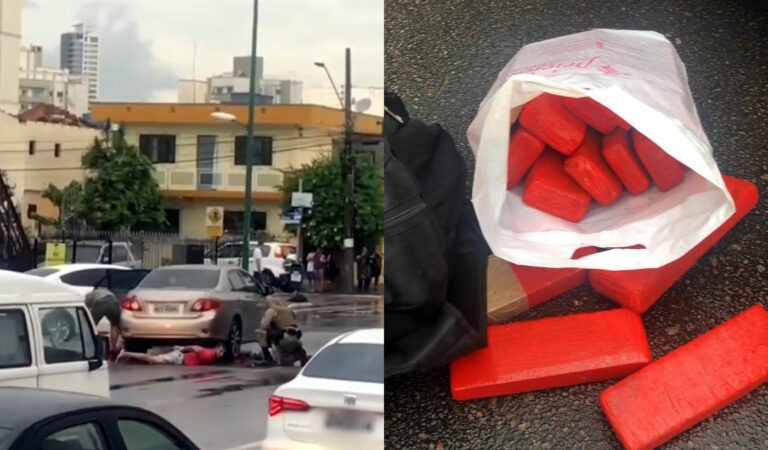 Quatro são presos com 10 quilos de maconha após abordagem na Av. Martin Luther