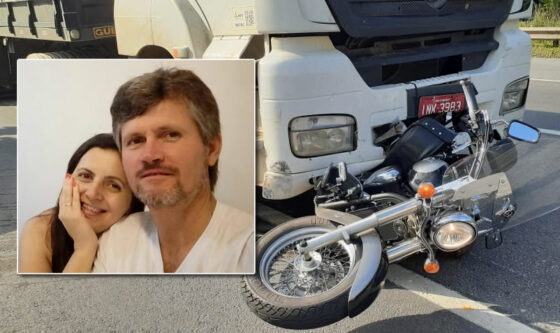 Vítima de trágico acidente entre caminhão e moto na BR-101 morre no hospital