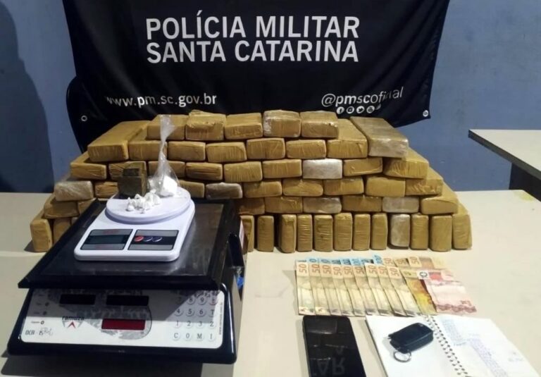 Traficante é preso com mais de 36 quilos de maconha na Rua 1500