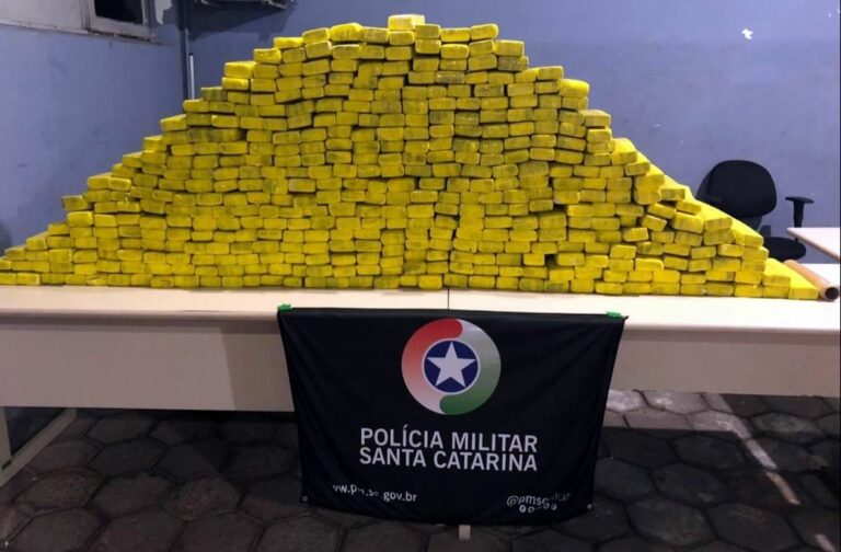 ‘Operação Sem Trégua’ apreende 384 Kg de maconha e prende 4 traficantes em BC e Itapema