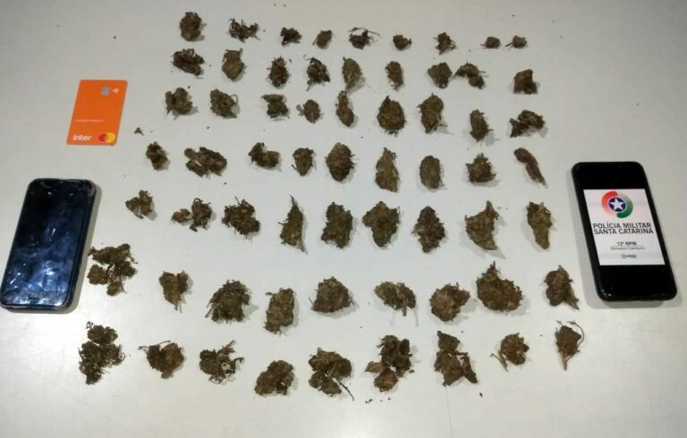 Rapaz de 22 anos é detido com 108 gramas de skunk na 4ª Avenida