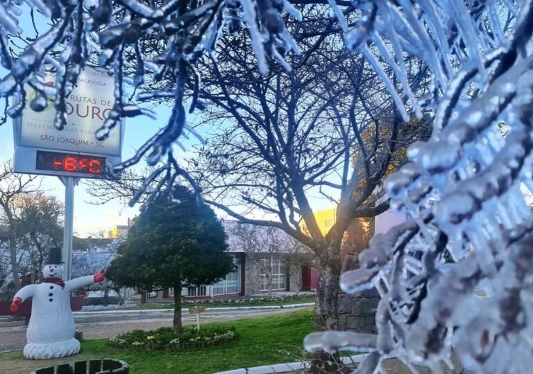 Quinta-feira será mais um dia de frio intenso em Santa Catarina