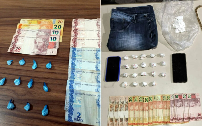 Quatro pessoas de 17 a 29 anos são detidas por tráfico de drogas no Monte Alegre