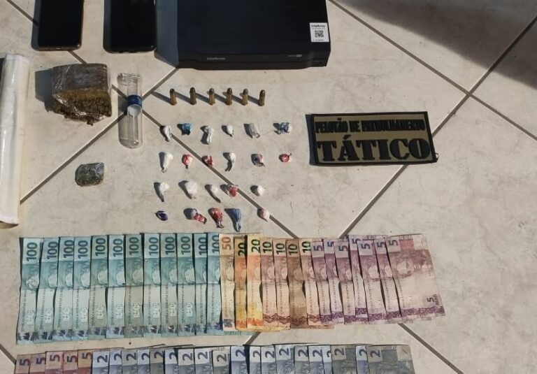 Três são presos por tráfico de drogas no Conde Vila Verde e Cedros