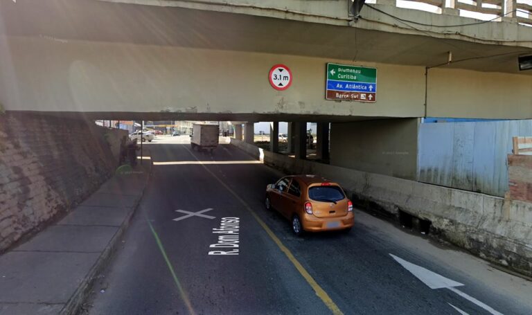 Viaduto da Rua 3.700 ficará bloqueado para obras na ponte sobre o Rio Camboriú