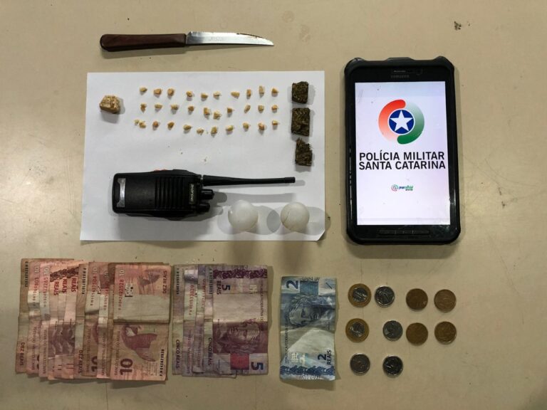 Polícia Militar prende 3 por tráfico de drogas na Rua Chapecó