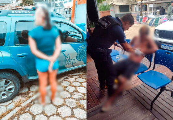 Mulher é presa após esfaquear homem na Avenida Atlântica