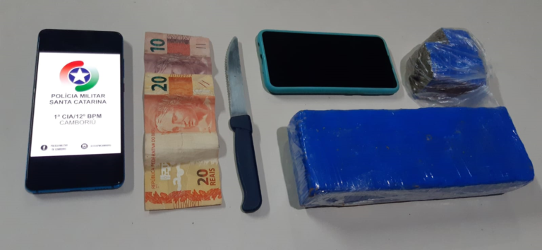 Traficante é preso com 1kg de maconha em Camboriú