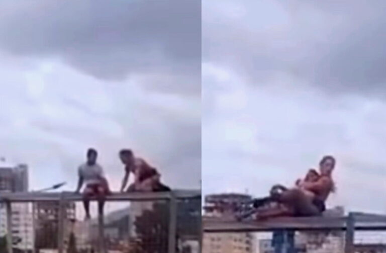 Policial arrisca a própria vida e salva jovem que queria se jogar de passarela