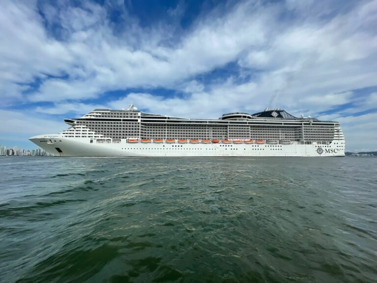 MSC Splendida reabre a temporada de cruzeiros em Balneário Camboriú