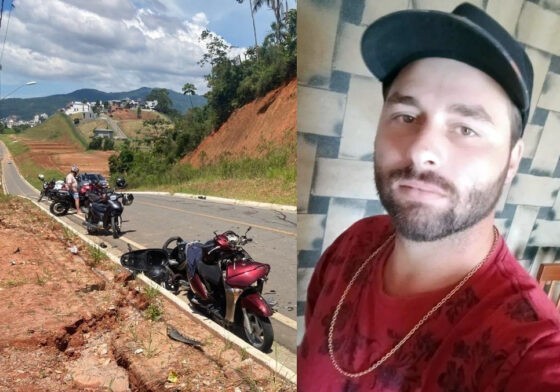 Motociclistas colidem frontalmente, um morre e outro fica gravemente ferido em Camboriú