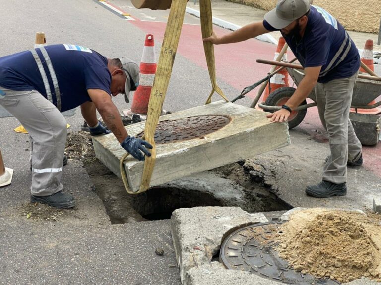 Instalação de tampa dos Poços de Visita altera trânsito na Vila Real nesta quinta-feira