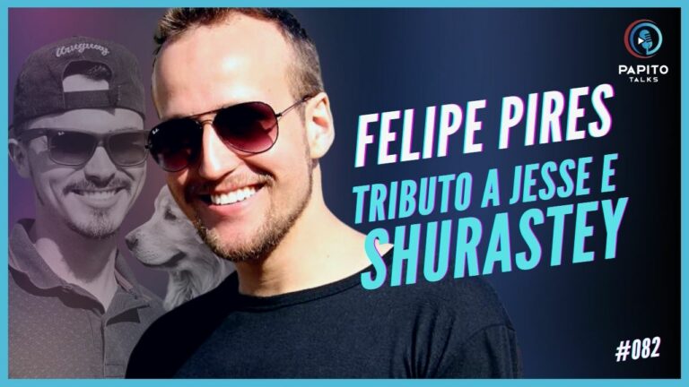Tributo a Jesse e Shurastey: Felipe Pires participa de episódio especial do Papito Talks
