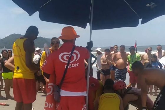 Turista argentino morre afogado na Praia Central de Balneário Camboriú
