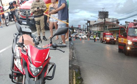 Acidente no Monte Alegre: condutor foge sem prestar socorro a motociclista ferido