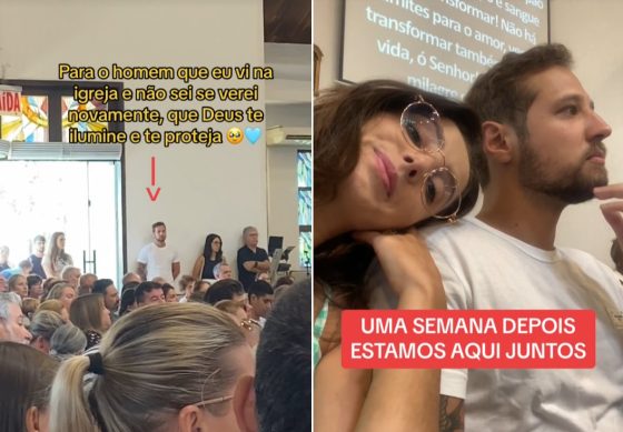 Vídeo de missa em Balneário Camboriú une casal em história viral: ‘amores da igreja’
