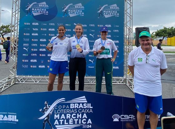 Atletas de Marcha Atlética de Balneário Camboriú se destacam na Copa Brasil