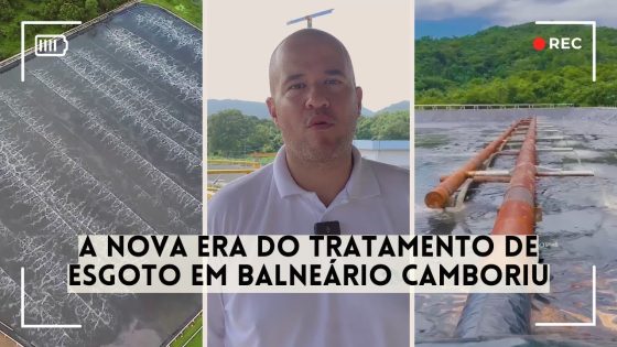Balneário Camboriú moderniza sistema de tratamento de esgoto com recuperação da lagoa de aeração