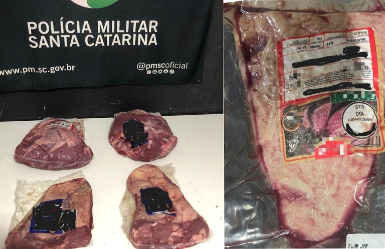 Peças de carne são alvos de furtos em supermercado de Itajaí