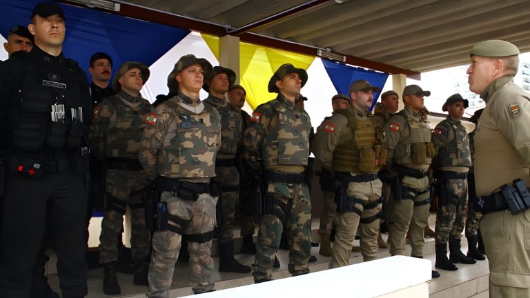 Polícia Militar de SC renova tropa de apoio humanitário no RS